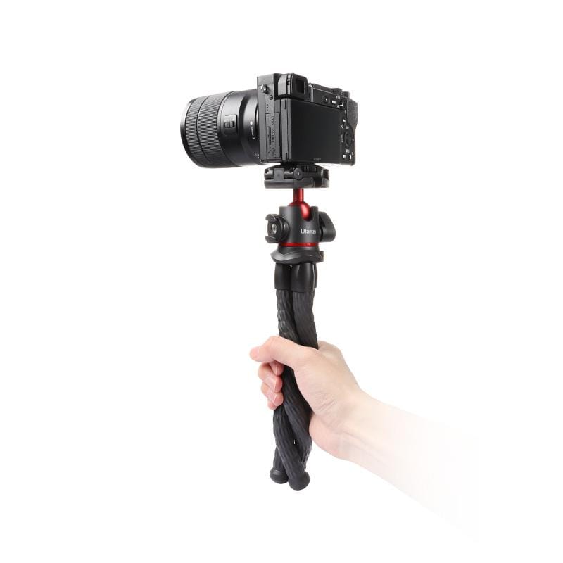 Ulanzi MT-33 Octopus Tripod with Camera - Flexible tripod for photography and videography.