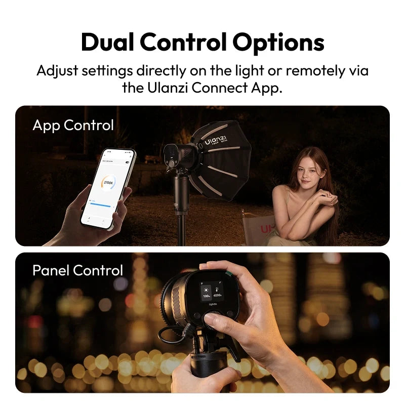 Ulanzi LC60 LightOn 60W Flash & Video Light