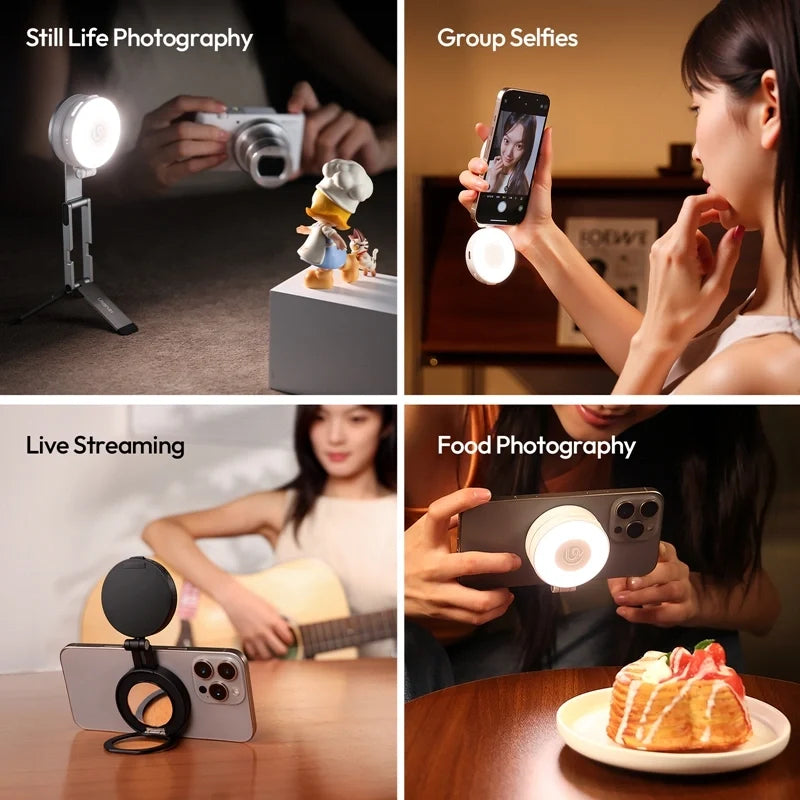 Ulanzi LM23 Magnetic Selfie Light with Mirror L238A