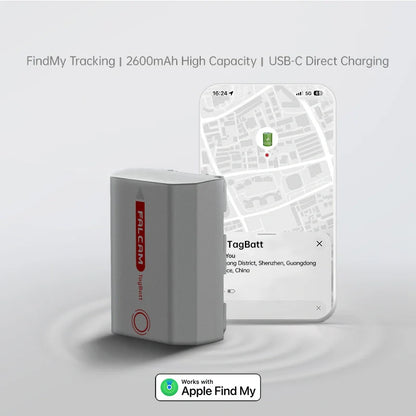Falcam TagBatt Direct-Charge Camera Battery with Apple Find My for Sony NP-FZ100