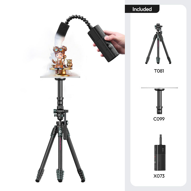 Ulanzi Rotating Shoting Kit (Save $80) (Tripod+Fog Machine+Tray)