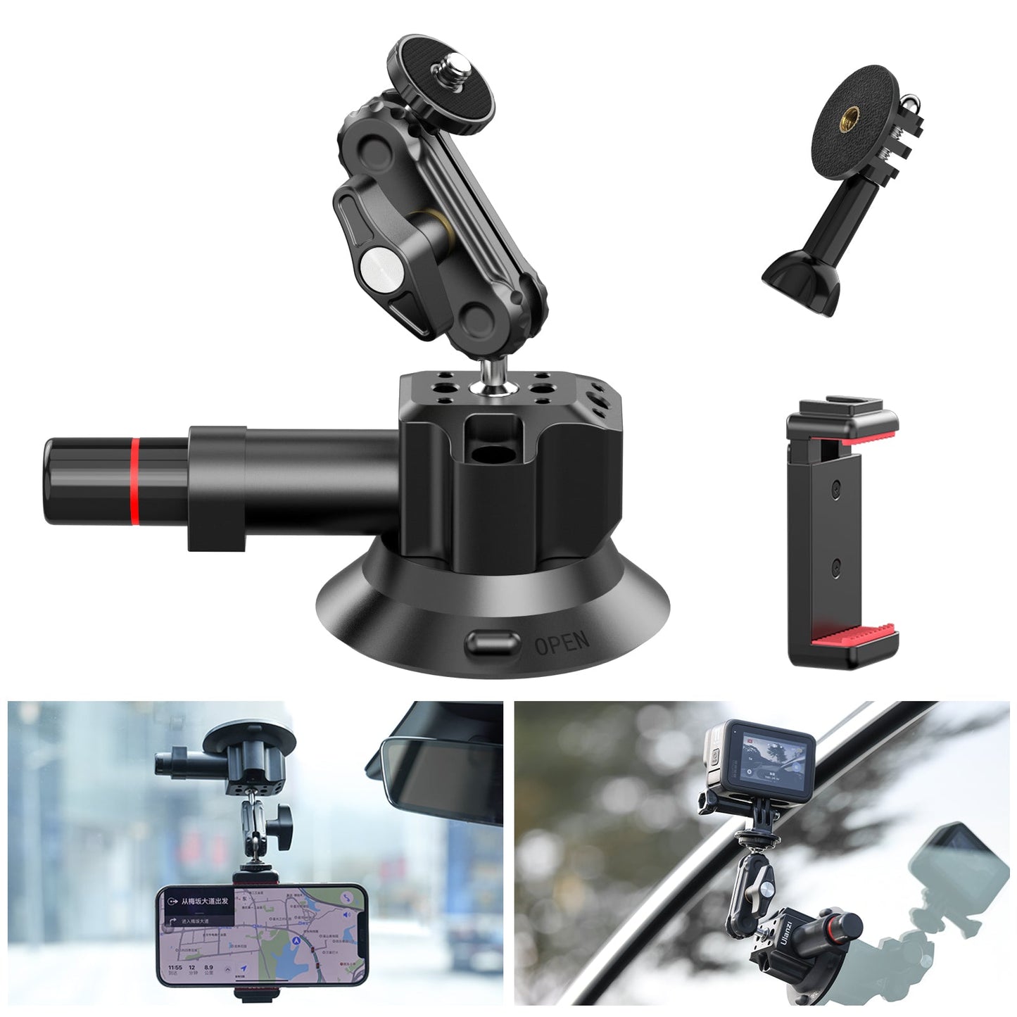 Ulanzi SC-01 Strong Suction Cup Mount (3")