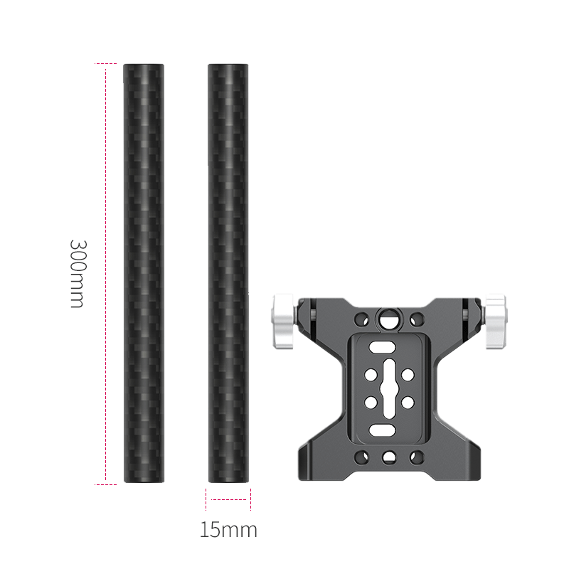 Falcam Baseplate with Dual 15mm Rod Clamp 3306