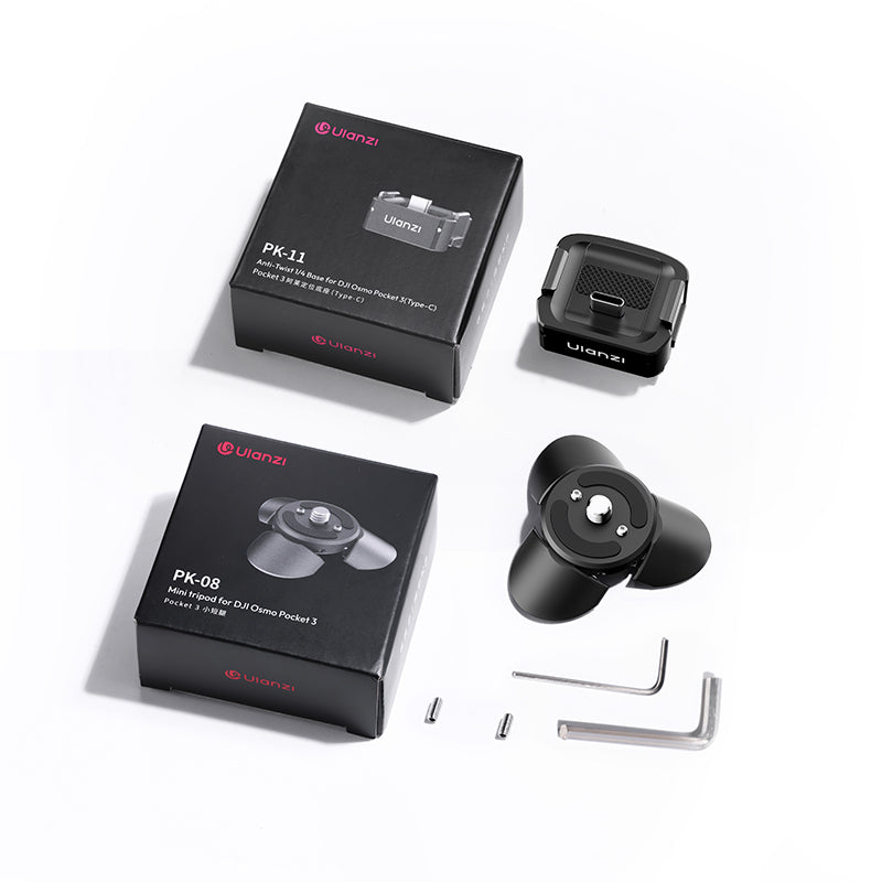 Ulanzi Pocket 3/4 & Xtra Muse & Insta360 Luna Mini Tripod Kit