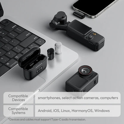 Ulanzi A200 Wireless Lavalier Mini Microphone