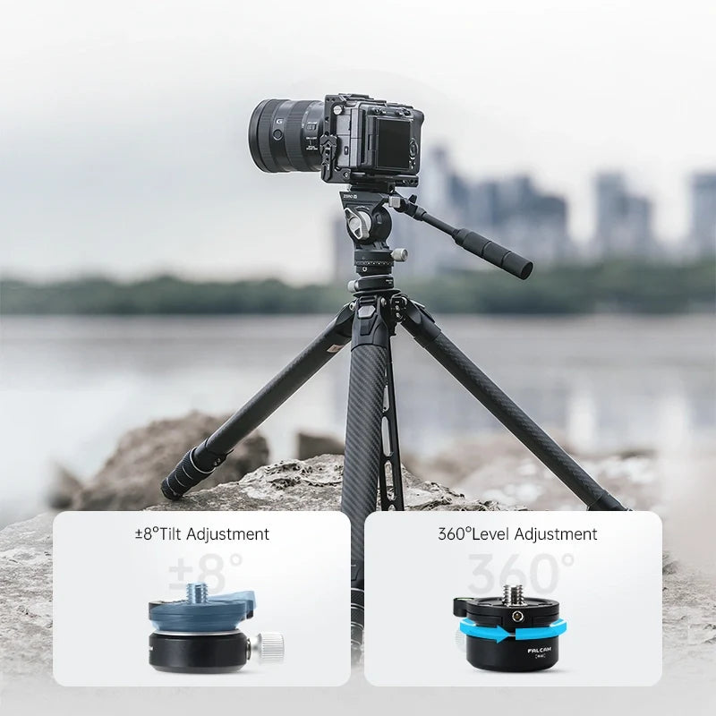 Falcam TreeRoot Quick Lock Travel Tripod (155cm Height, 5kg Load, F38 Quick Release)