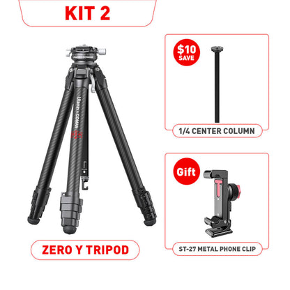 Ulanzi Zero Y Lightweight Travel Tripod with Arca-Swiss Ball Head 3028