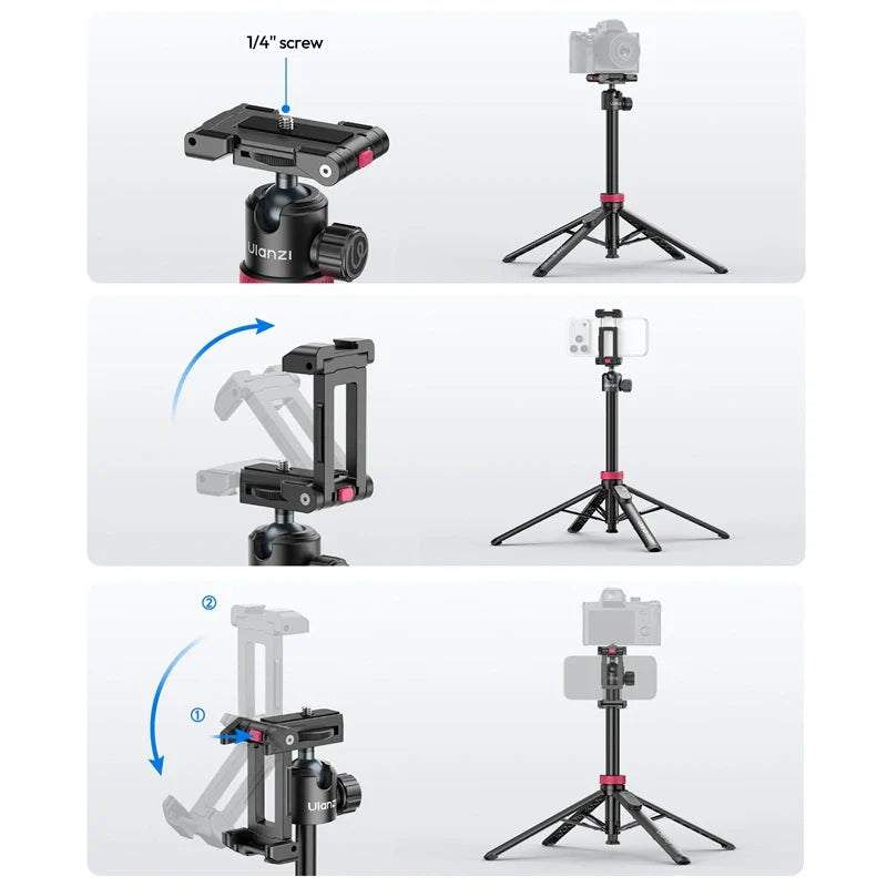 Ulanzi MT-44B  2-in-1 Selfie Stick Quadpod S056