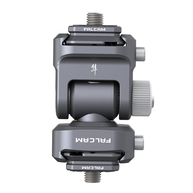 Falcam F22 Quick Release Monitor Mount - All-metal build, 360° pan and tilt, for camera and monitor.