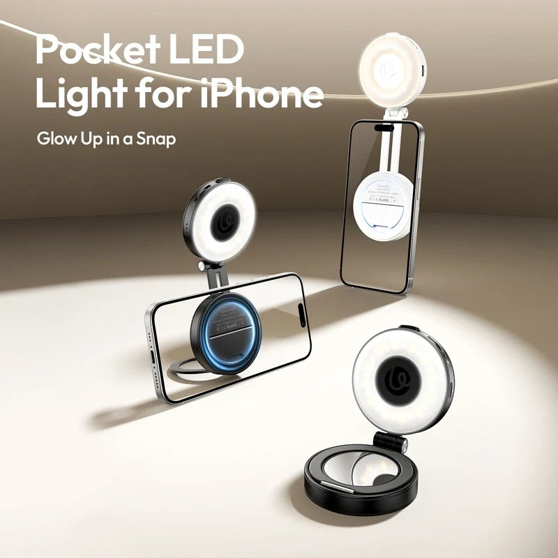 Ulanzi LM23 Magnetic Selfie Light with Mirror L238A