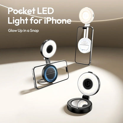 Ulanzi LM23 Magnetic Selfie Light with Mirror L238A