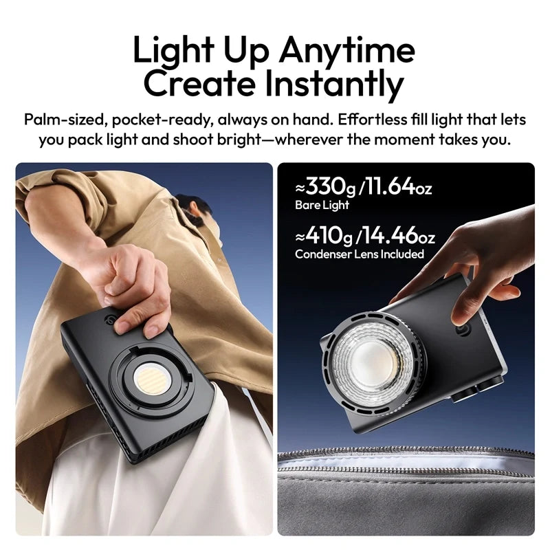 Ulanzi 100W COB Portable Fill Light with Condenser Lens