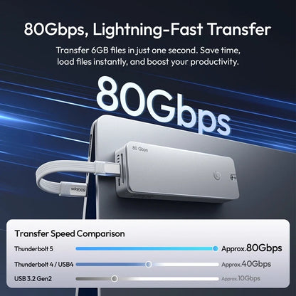 Ulanzi DT580 80Gbps M.2 NVMe SSD Enclosure