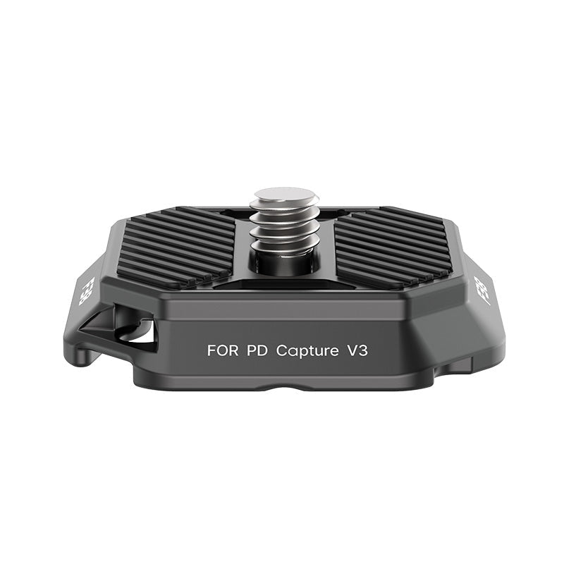 Falcam F38 Quick Release System base for PD Capture V3, Aluminum alloy, black.