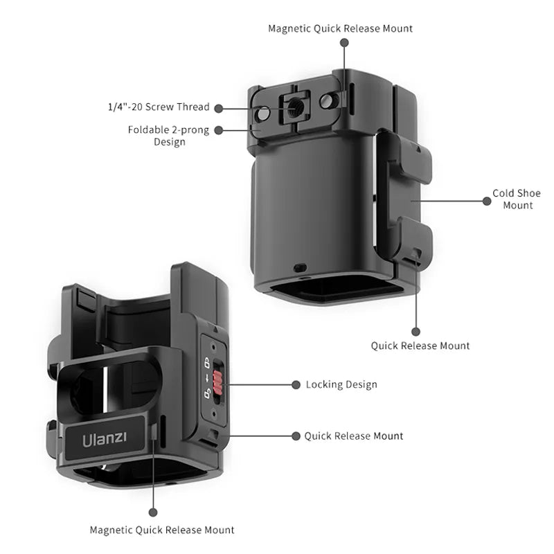 Ulanzi PK-06 Expansion Adapter for Pocket 3/4  & Xtra Muse C014