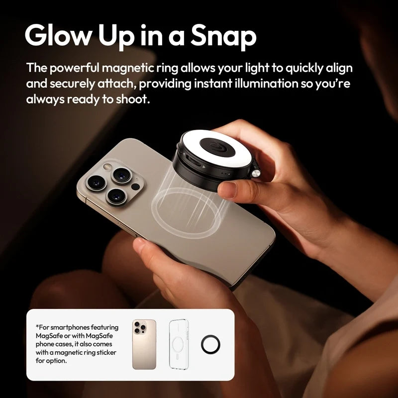 Ulanzi LM23 Magnetic Selfie Light with Mirror L238A