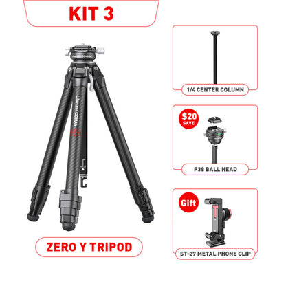 Ulanzi Zero Y Lightweight Travel Tripod with Arca-Swiss Ball Head 3028