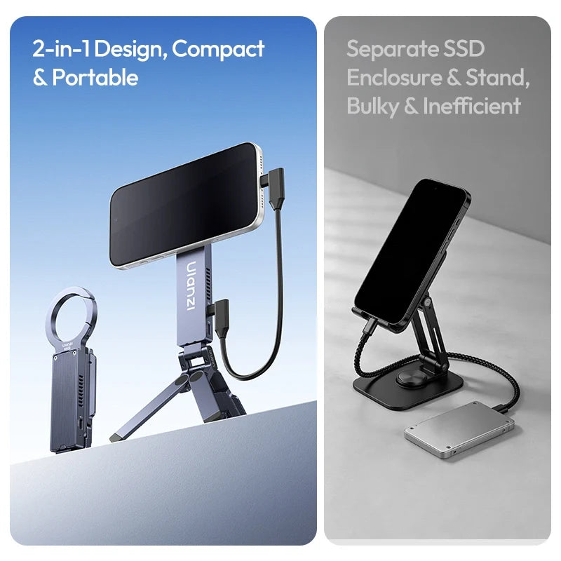 Ulanzi MA58 Magsafe SSD Enclosure Phone Stand