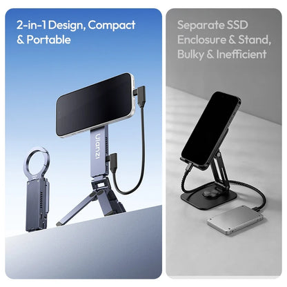Ulanzi MA58 Magsafe SSD Enclosure Phone Stand