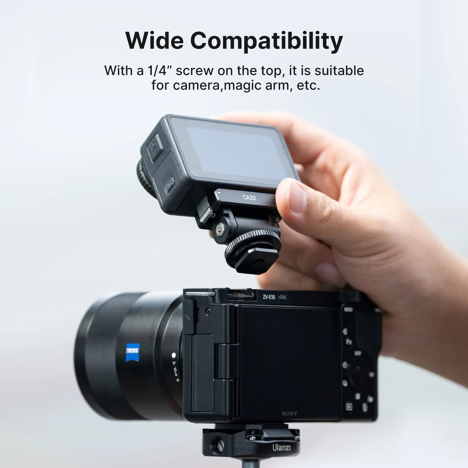 Ulanzi CA22 Cold Shoe Mount Adapter for Xtra Muse & DJI OSMO Nano/ Action 4/3 & Pocket 3 C071GBB1