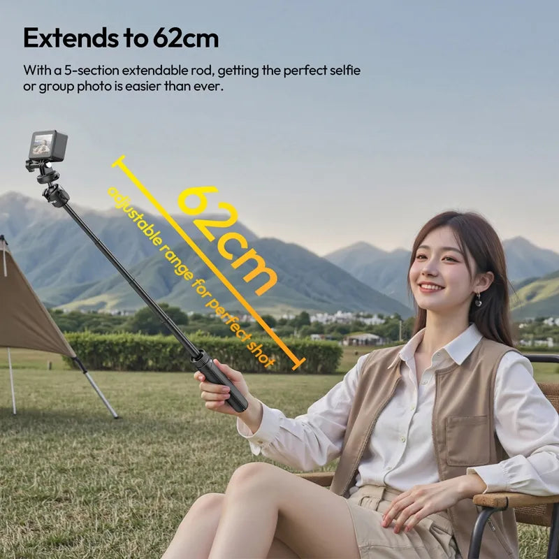 Ulanzi MT90 Cka Quick-Release Tripod for Pocket 3/4 & Insta360 Luna