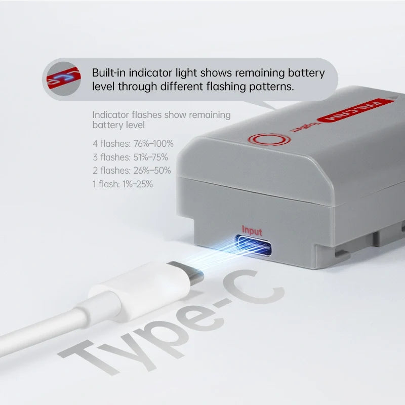Falcam TagBatt Direct-Charge Camera Battery with Apple Find My for Sony NP-FZ100