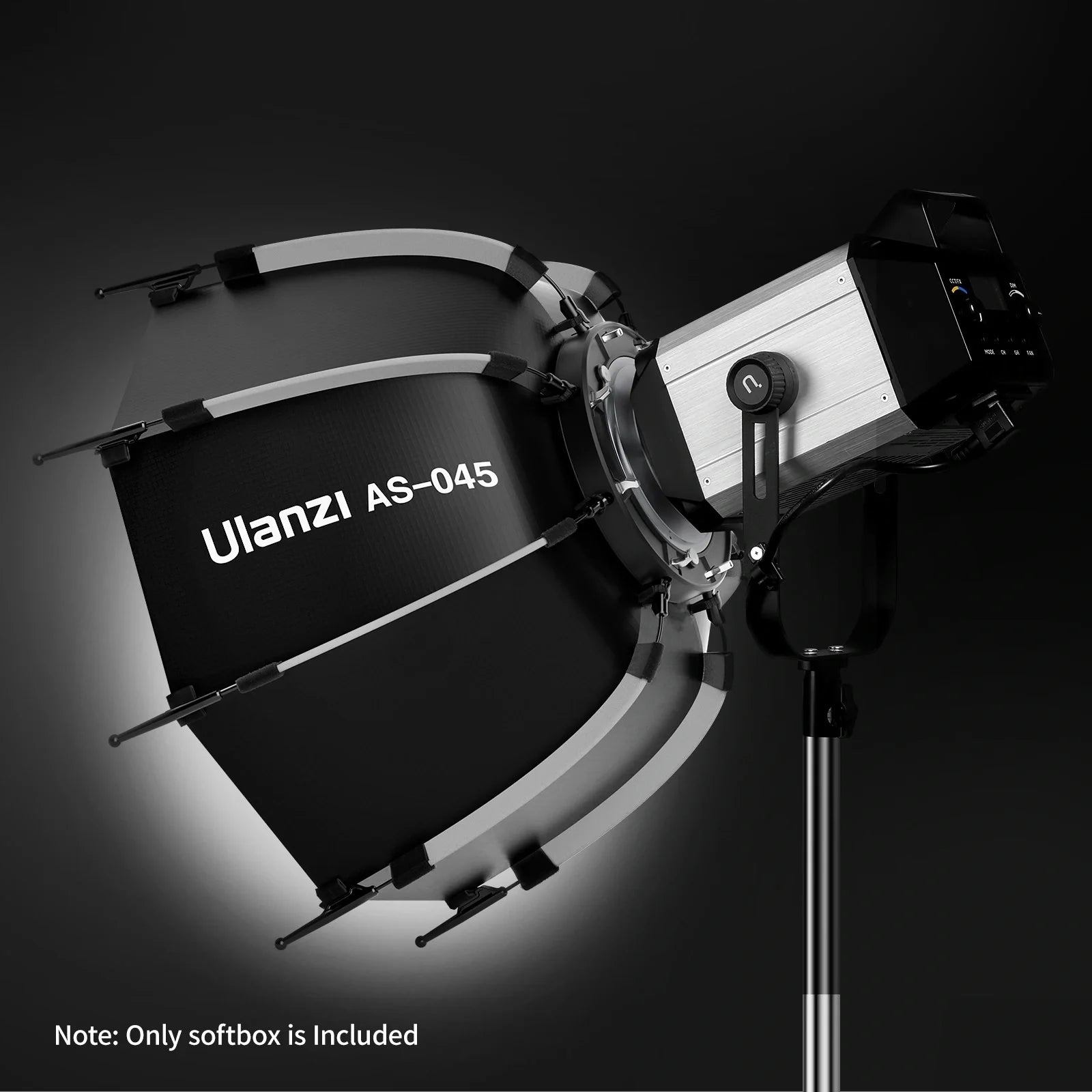 Ulanzi AS-045 Octagonal Softbox with Honeycomb Grid & Bowen Mount