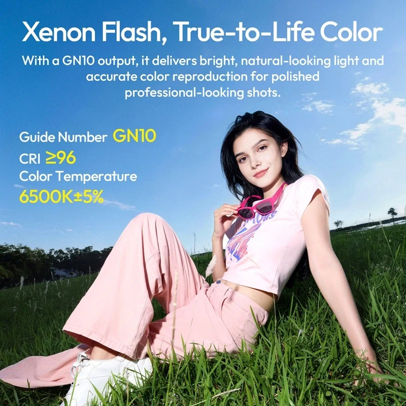 Ulanzi KL01 Mini Camera Flash with Built-In Color Filters