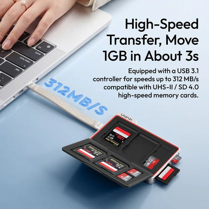 Ulanzi DC01 2-in-1 Portable Memory Card Case