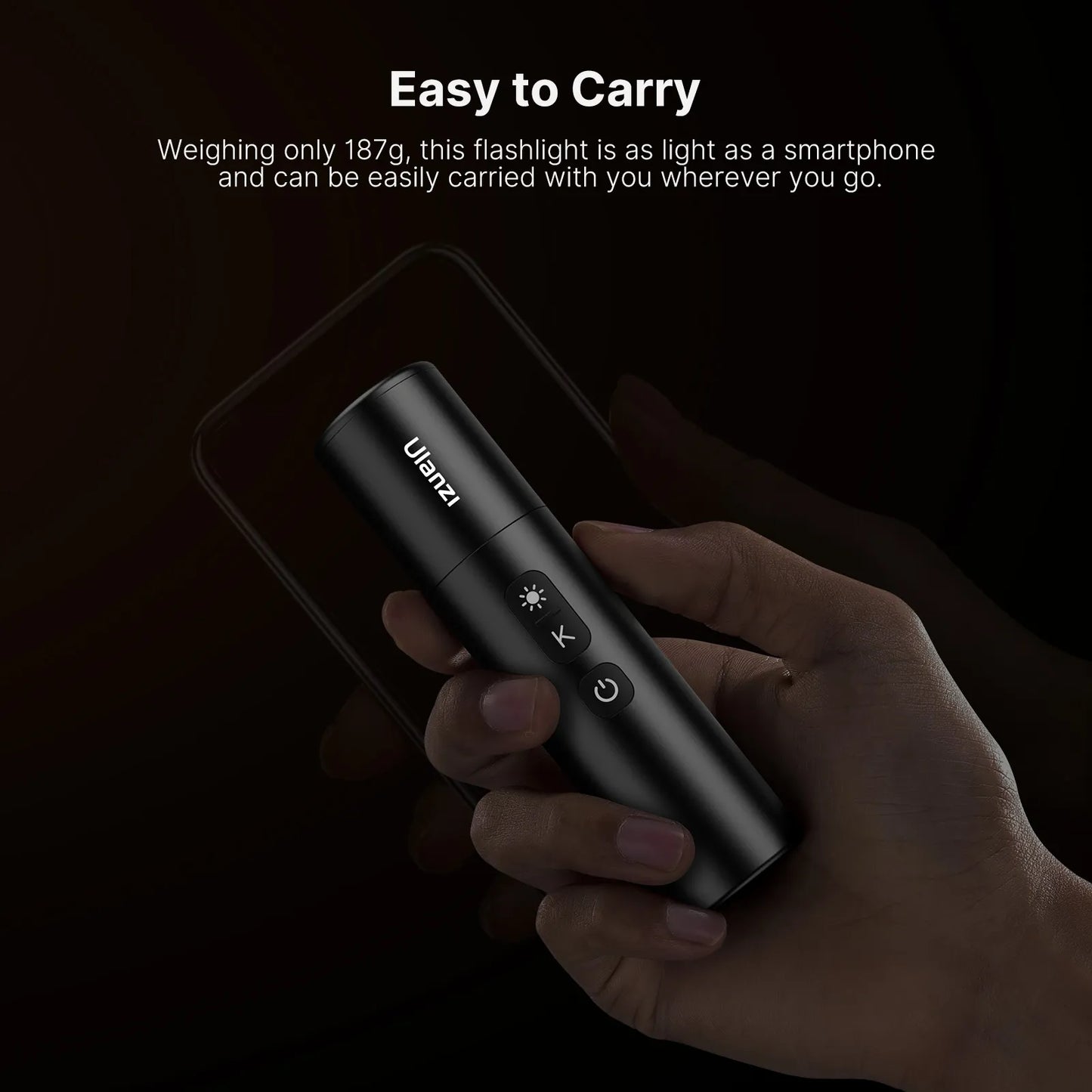Ulanzi LM07 Photography Rechargeable Flashlight L031GBB1