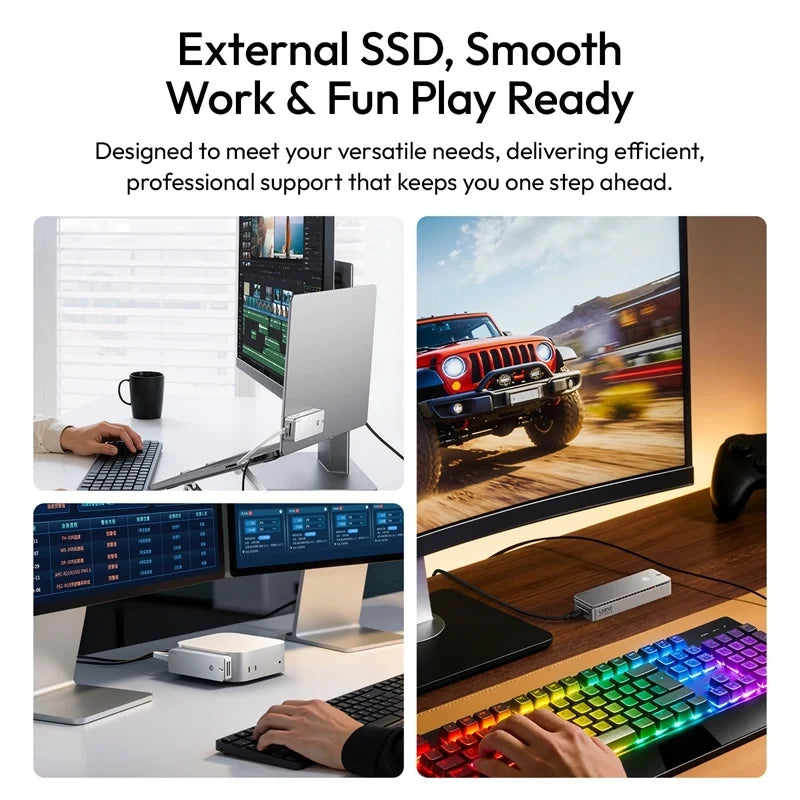 Ulanzi DT580 80Gbps M.2 NVMe SSD Enclosure