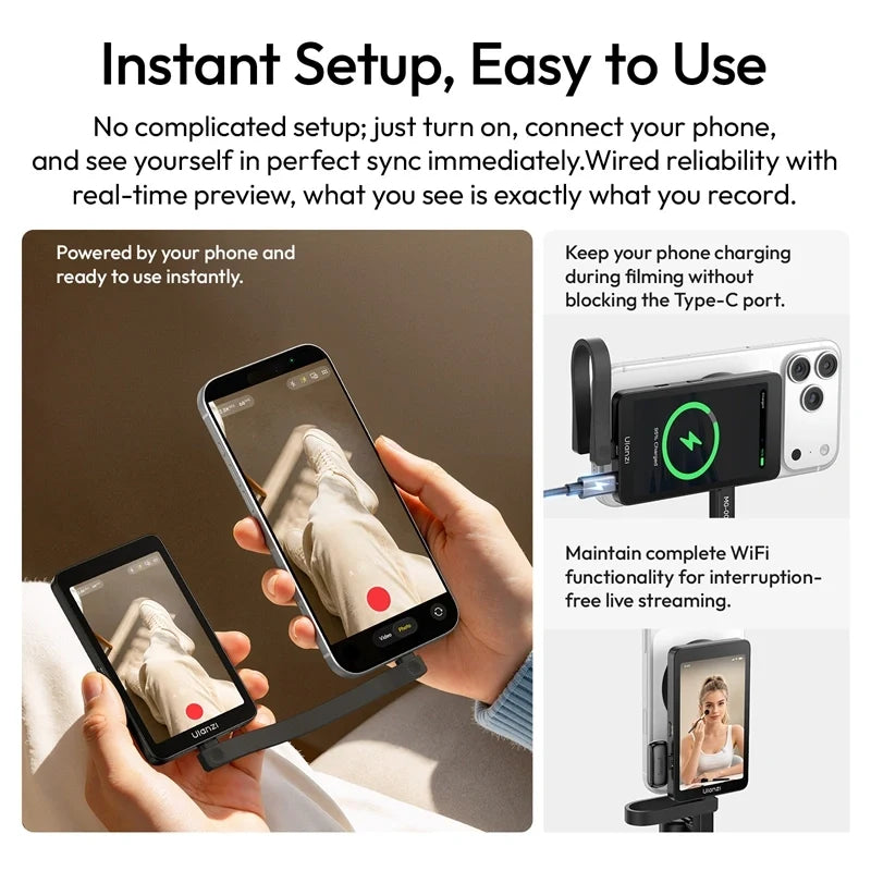 Ulanzi VM1 Vlog Selfie Monitor Screen