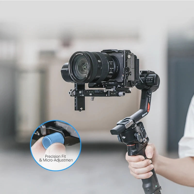 FALCAM  F38 Quick Release Kit V2 Compatible with DJI  RS5/RS4/RS4 Pro/RS3/RS3 Pro/RS2/RSC2 F38B5401