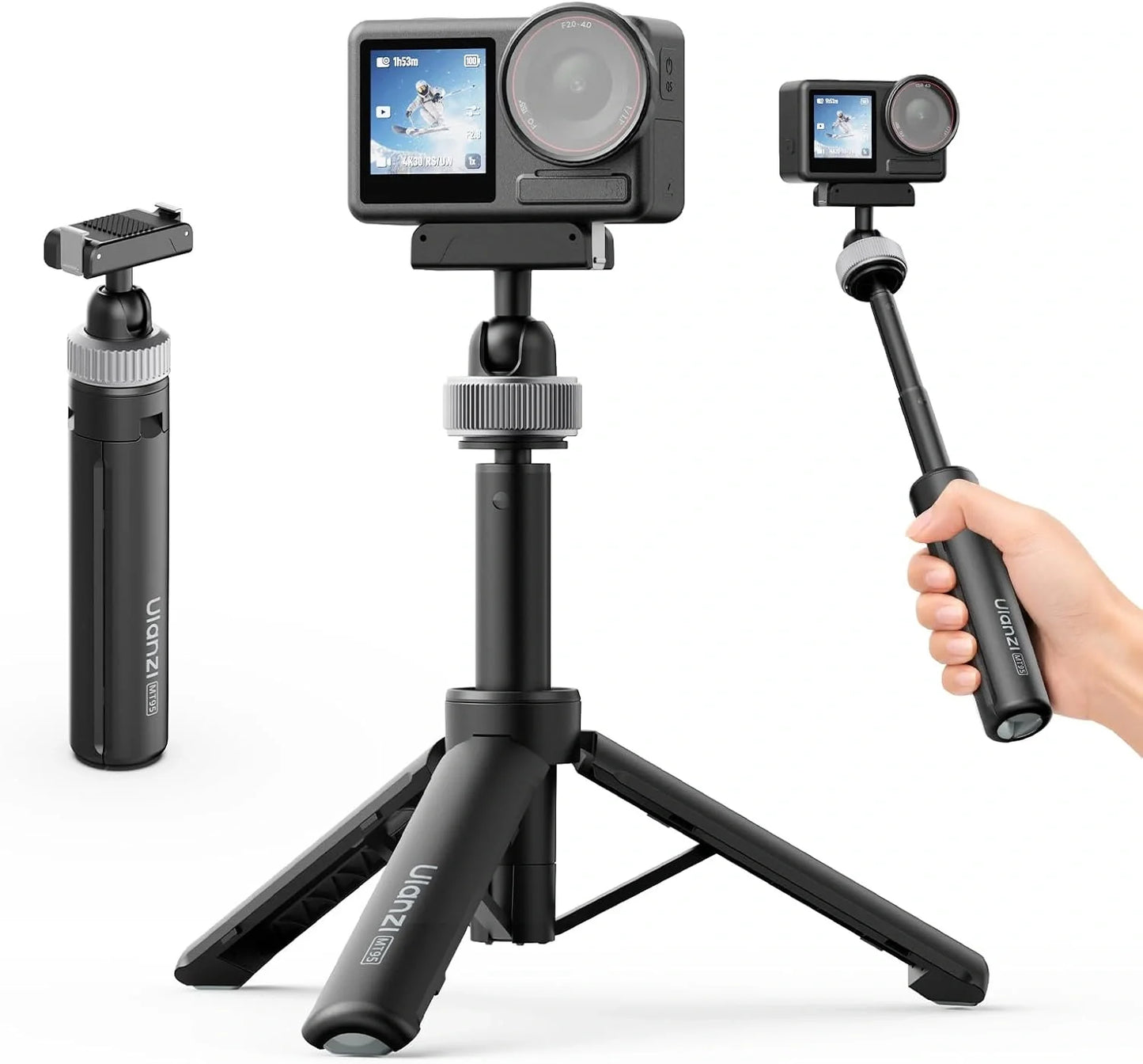 Ulanzi MT95 Mini Tripod for DJI Action 5/Insta360/1/4“Mount