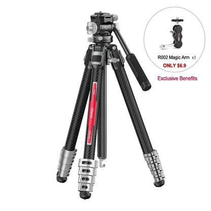 Ulanzi TT09 Carbon Fiber Travel Tripod Arca-Swiss/F38
