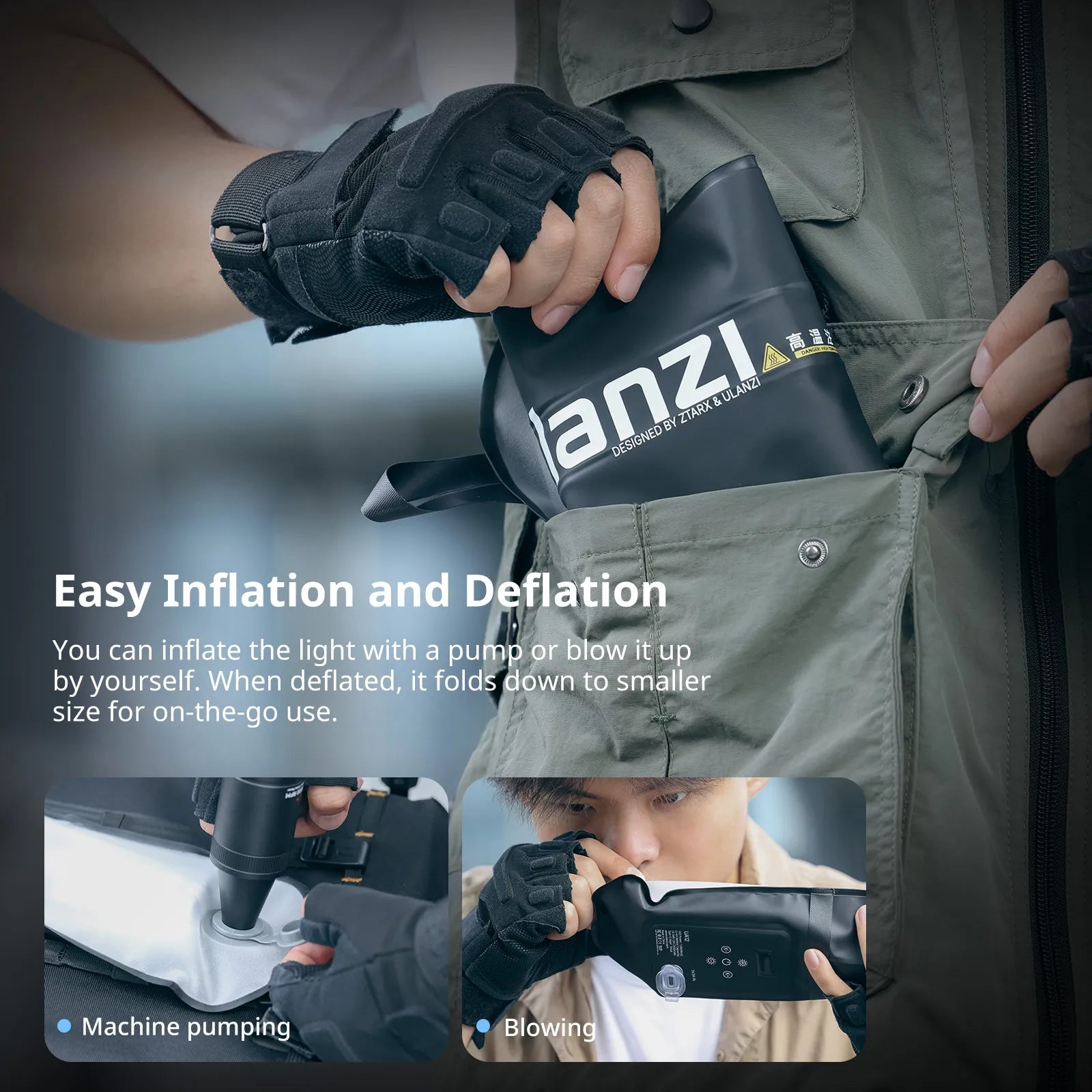 Ulanzi UA12/UA20 Portable Air Tube Light