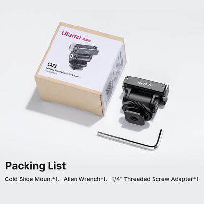 Ulanzi CA22 Cold Shoe Mount Adapter for Xtra Muse & DJI OSMO Nano/ Action 4/3 & Pocket 3 C071GBB1