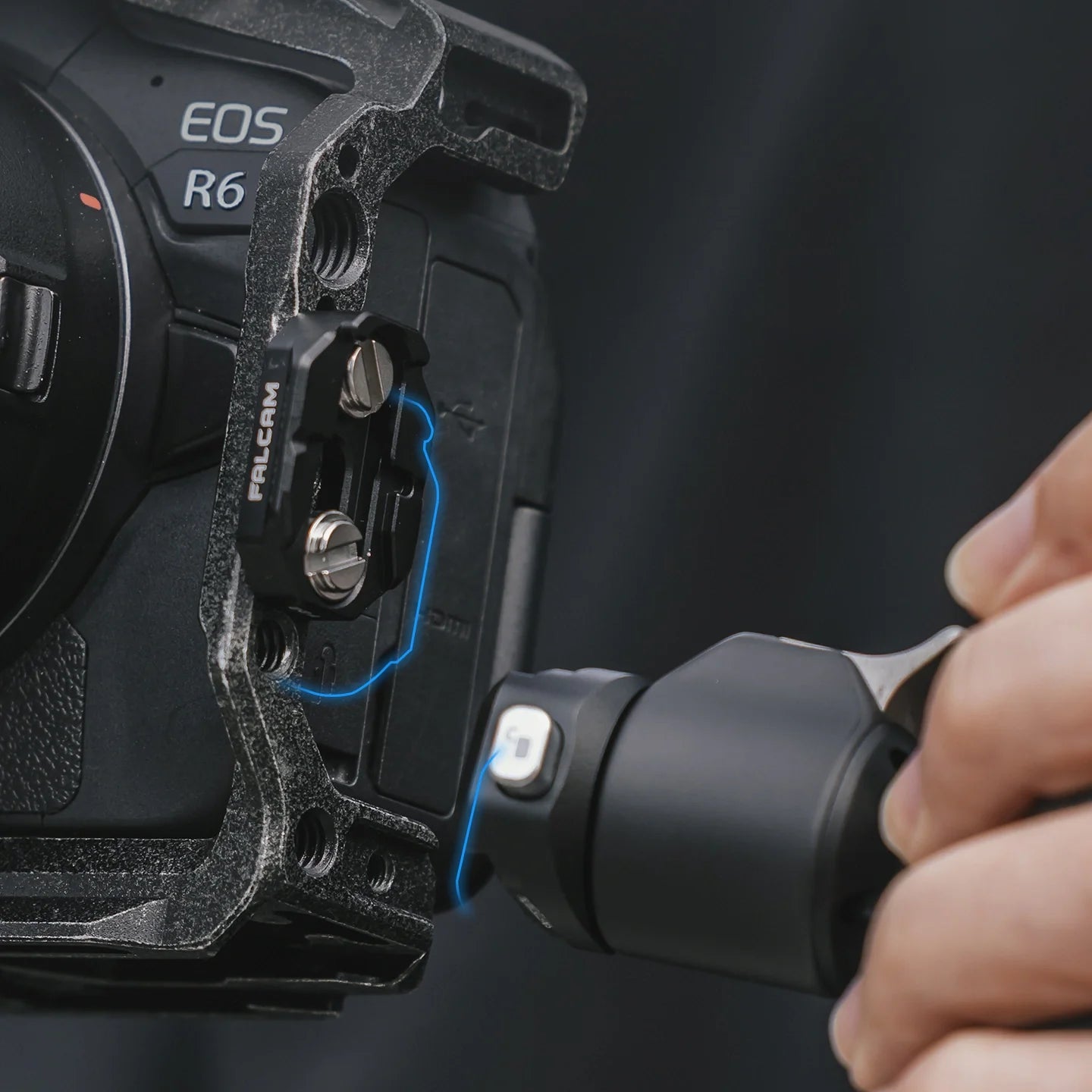 Falcam F22 Quick Release Side Handle PRO (Left) F22B5601