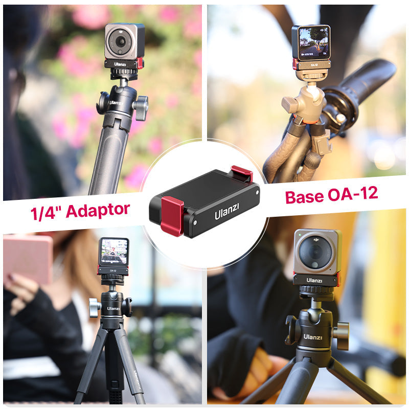 Ulanzi OA-12 Magnetic Suction 1/4'' Base for DJI Osmo Nano/ Action 2/3/4 2846A