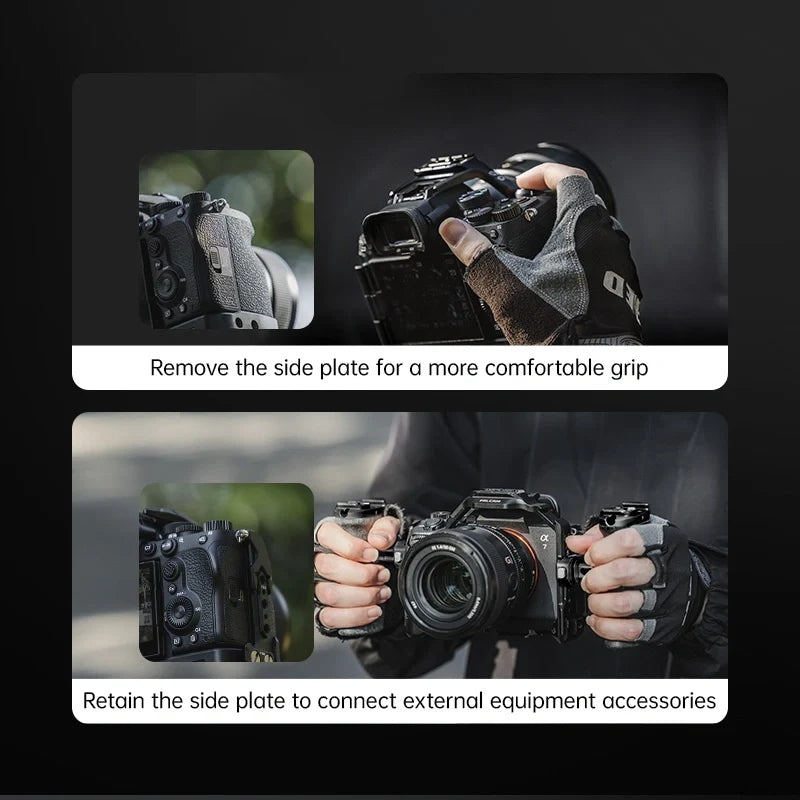 FALCAM F22&F38&F50 Quick Release Camera Cage Compatible with SONY A7M5 / A7R5 / A7M4