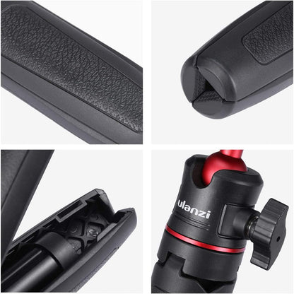 Ulanzi MT-08 extendable handheld tripod with textured silica grip and safety buckle