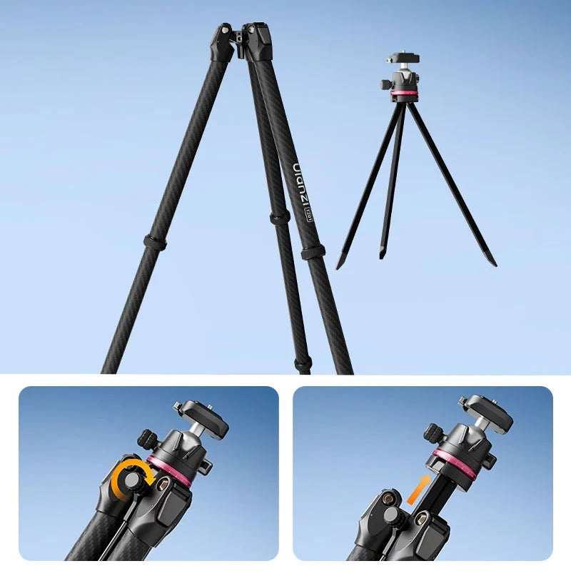 Ulanzi TZ01 Versatile 2-in-1 Carbon Fiber Tripod