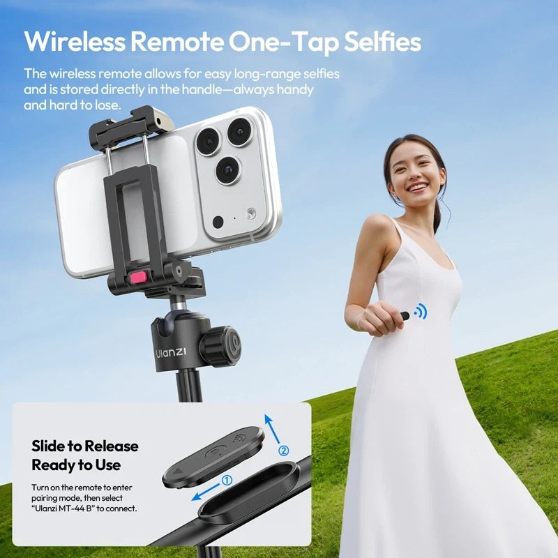 Ulanzi MT-44B  2-in-1 Selfie Stick Quadpod S056