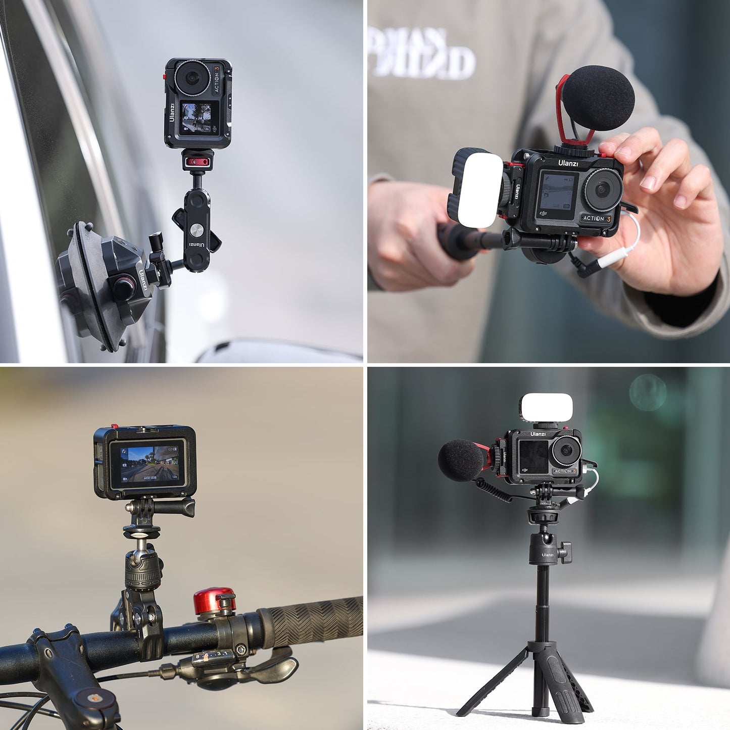 Ulanzi Camera Cage for DJI Osmo Action 5/4/3 3204A
