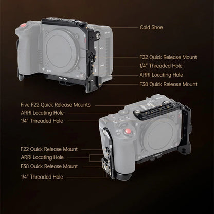 Falcam F22 & F38 Quick Release Camera Cage For Canon C50 C00B5B02