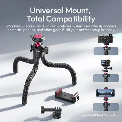 Ulanzi MT91 Cka Quick Release Octopus Tripod S047