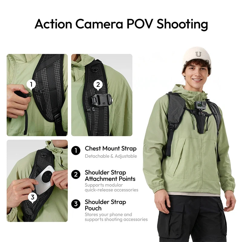 Ulanzi TP01 Travel Photography Backpack 25L