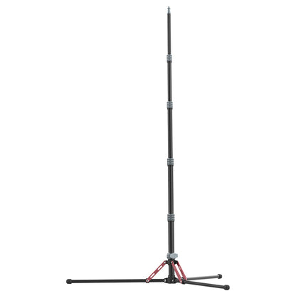 Ulanzi MT-49 Carbon Fiber Portable Camera Tripod extended, lightweight carbon fiber construction.