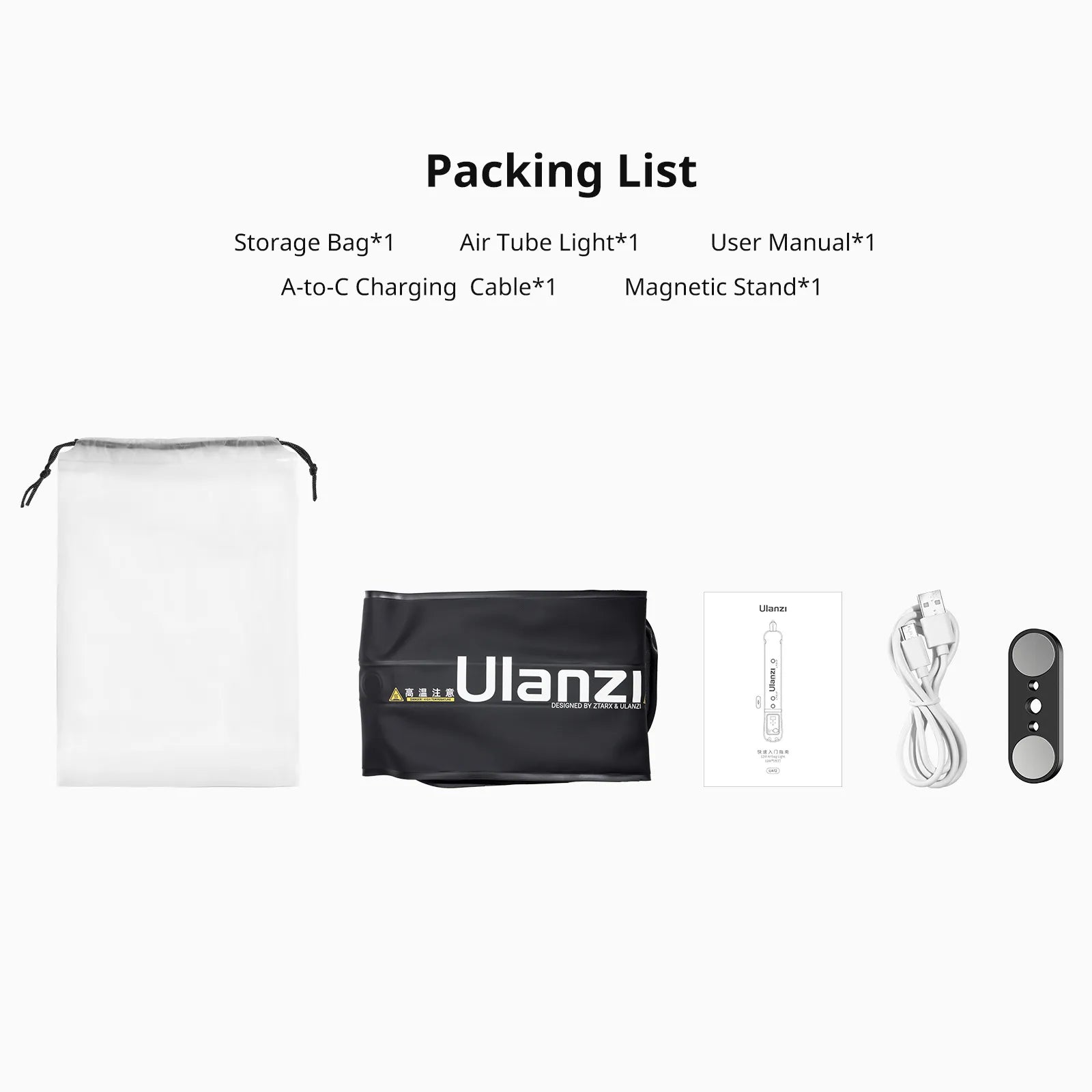 Ulanzi UA12/UA20 Portable Air Tube Light