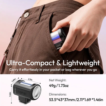 Ulanzi KL01 Mini Camera Flash with Built-In Color Filters